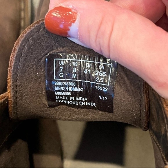 Clarks Bushacre 2 Desert Boots Chukkah Brown Leather Boots Size 8 - Picture 7 of 7